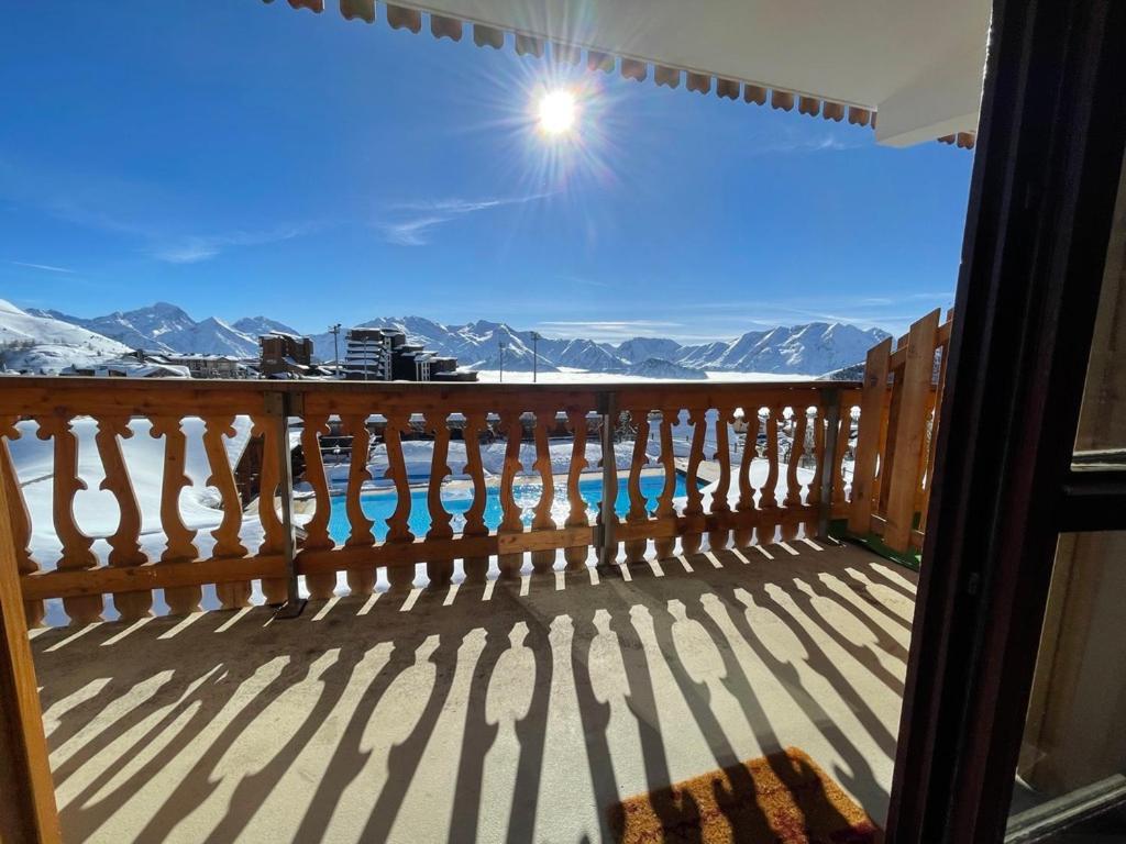 Superbe Studio Avec Vue Exceptionnelle Alpe d'Huez Екстер'єр фото