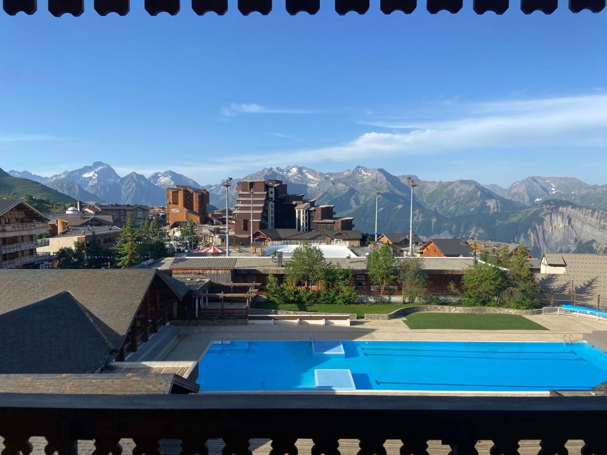Superbe Studio Avec Vue Exceptionnelle Alpe d'Huez Екстер'єр фото