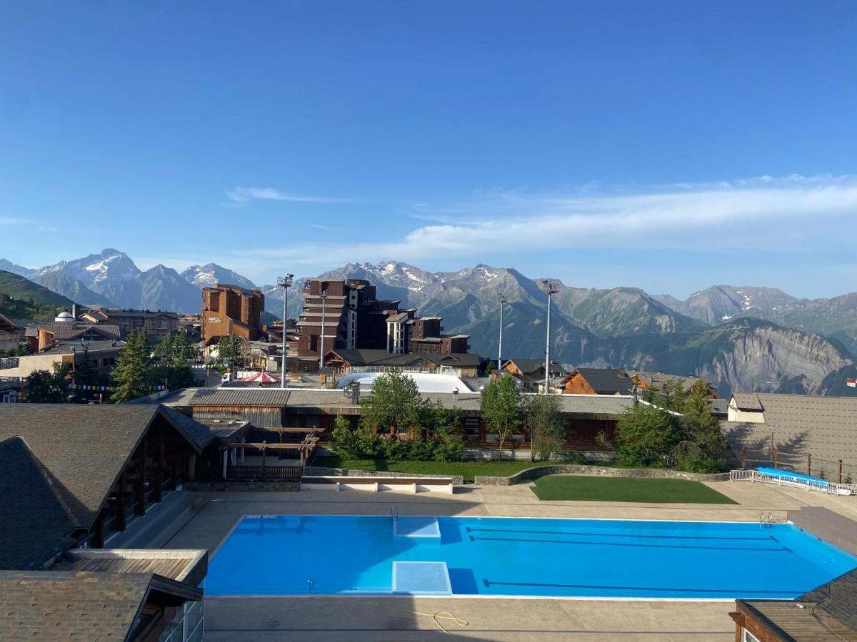 Superbe Studio Avec Vue Exceptionnelle Alpe d'Huez Екстер'єр фото